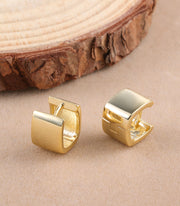 Stylish Small Wide Hoop Earrings