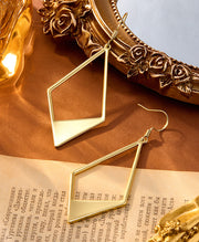 Geometric Rhombus Dangle Earrings