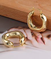 Chunky Hoops Earrings for Women