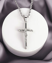 Stainless Steel Cross Pendant Necklace