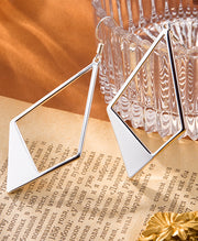 Geometric Rhombus Dangle Earrings