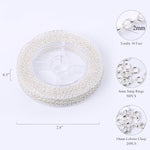 33 Feet 2MM Silver Plated Solid Brass Thin Cable O Chain Spool - Scentll®