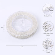 33 Feet 2MM Silver Plated Solid Brass Thin Cable O Chain Spool - Scentll®