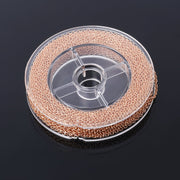 33 Feet 2MM Rose Gold Plated Brass Thin Cable O Chain Spool - Scentll®
