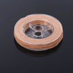 33 Feet 2MM Rose Gold Plated Solid Brass Curb Link Chain Spool - Scentll®
