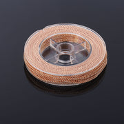 33 Feet 2MM Rose Gold Plated Solid Brass Curb Link Chain Spool - Scentll®