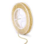 33 Feet 2 MM Gold Plated Solid Brass Cable O Chain Spool - Scentll®