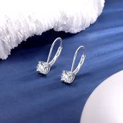 925 Sterling Silver Earring for Women,0.5ct-2ct D Color 14K Gold Plated Stud Moissanite Earrings Birthday Day Gifts for Women