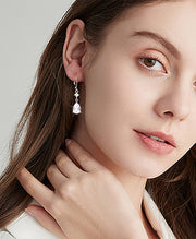 Elegant CZ Teardrop Earrings