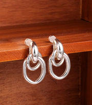 Stacked Loop Stud Earring