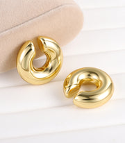 Chunky Tubular Ear Clips