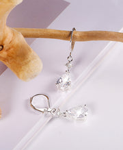 Elegant CZ Teardrop Earrings