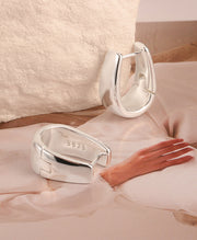 Minimalist Small Bold Hoop Earrings