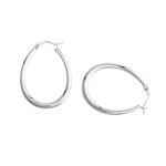 Lightweight Oval Tube Hoop Earrings - Scentll®