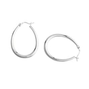 Lightweight Oval Tube Hoop Earrings - Scentll®