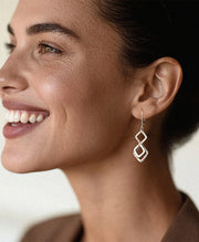 Geometric Drop Earrings