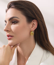 Triple Stacked Loop Earring