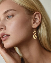 Geometric Drop Earrings