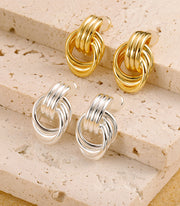 Triple Stacked Loop Earring