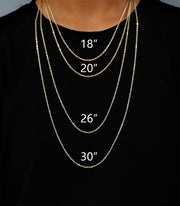 12 Pack Gold Plated Chains for Jewelry Making