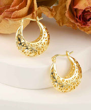Dainty Filigree Hoop