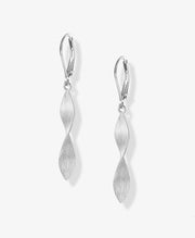 Twisted Spiral Drop Earrings