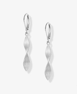Twisted Spiral Drop Earrings