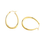 Lightweight Oval Tube Hoop Earrings - Scentll®