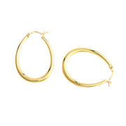 Lightweight Oval Tube Hoop Earrings - Scentll®