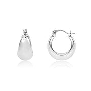 Scentll 14K Gold Silver Plated Chunky Hoop Earrings for Women Hypoallergenic Thick Huggie Earring Wide Hoops Everyday Hoop Earrings