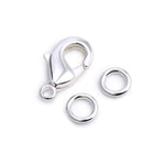 18K Gold 50 PCS 9mm Small Lobster Clasps and 100 PCS 4mm Open Jump Rings - Scentll®