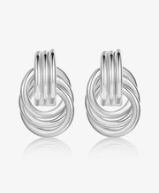 Triple Stacked Loop Earring