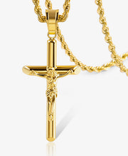 Stainless Steel Cross Pendant Necklace