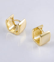 Stylish Small Wide Hoop Earrings