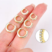 Scentll 3 Pairs Hoop Earrings for Women Small 14K Gold and Silver Plated Huggie Earring Set Cute Mini Thin Hoops Multiple Piercings Earrings Sets for Women Trendy (6-8-10) mm