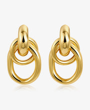 Stacked Loop Stud Earring