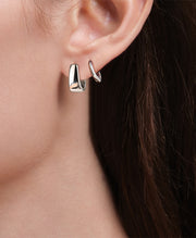 Minimalist Small Bold Hoop Earrings
