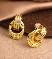 Triple Stacked Loop Earring