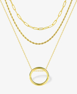 3 Layered Everyday Necklace