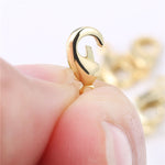 18K Gold 50 PCS 9mm Small Lobster Clasps and 100 PCS 4mm Open Jump Rings - Scentll®