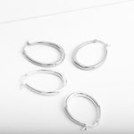 Lightweight Oval Tube Hoop Earrings - Scentll®