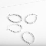 Lightweight Oval Tube Hoop Earrings - Scentll®