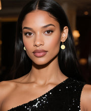 Disc Dangle Earrings