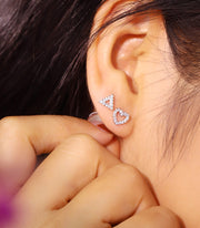 Irregular Gold Stud Earrings Set