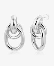 Stacked Loop Stud Earring