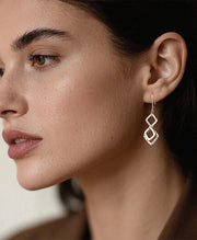 Geometric Drop Earrings