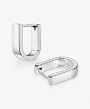 Minimalist Geometric Hoop Earrings