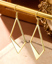 Geometric Rhombus Dangle Earrings