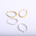Lightweight Oval Tube Hoop Earrings - Scentll®