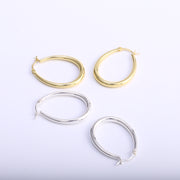 Lightweight Oval Tube Hoop Earrings - Scentll®